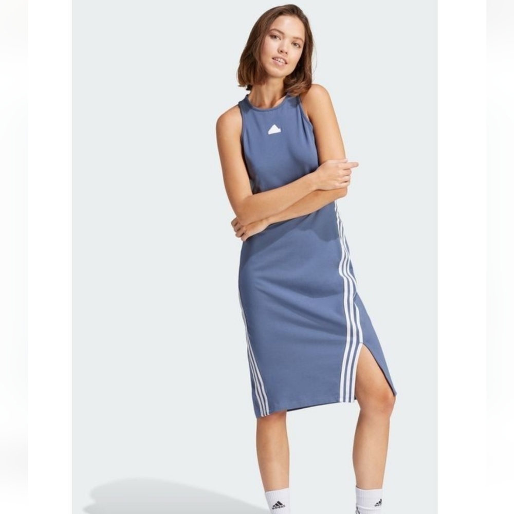 NWT Women's Adidas Midi Dress - Picture 1 of 7